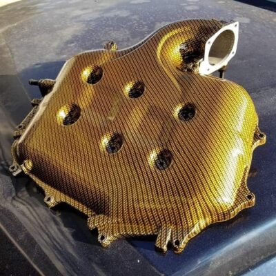 Infiniti G35 Vq35de Candy Gold Carbon Fiber Hydro Dipped Intake Manifold