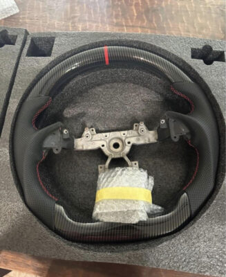 G37 carbon fiber steering wheel