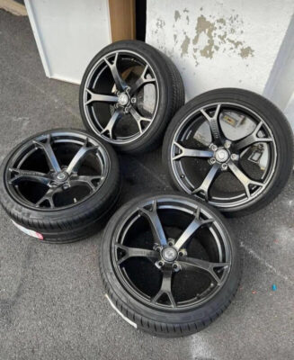 Nissan 370Z Nismo v1 wheels staggered setup For Sale